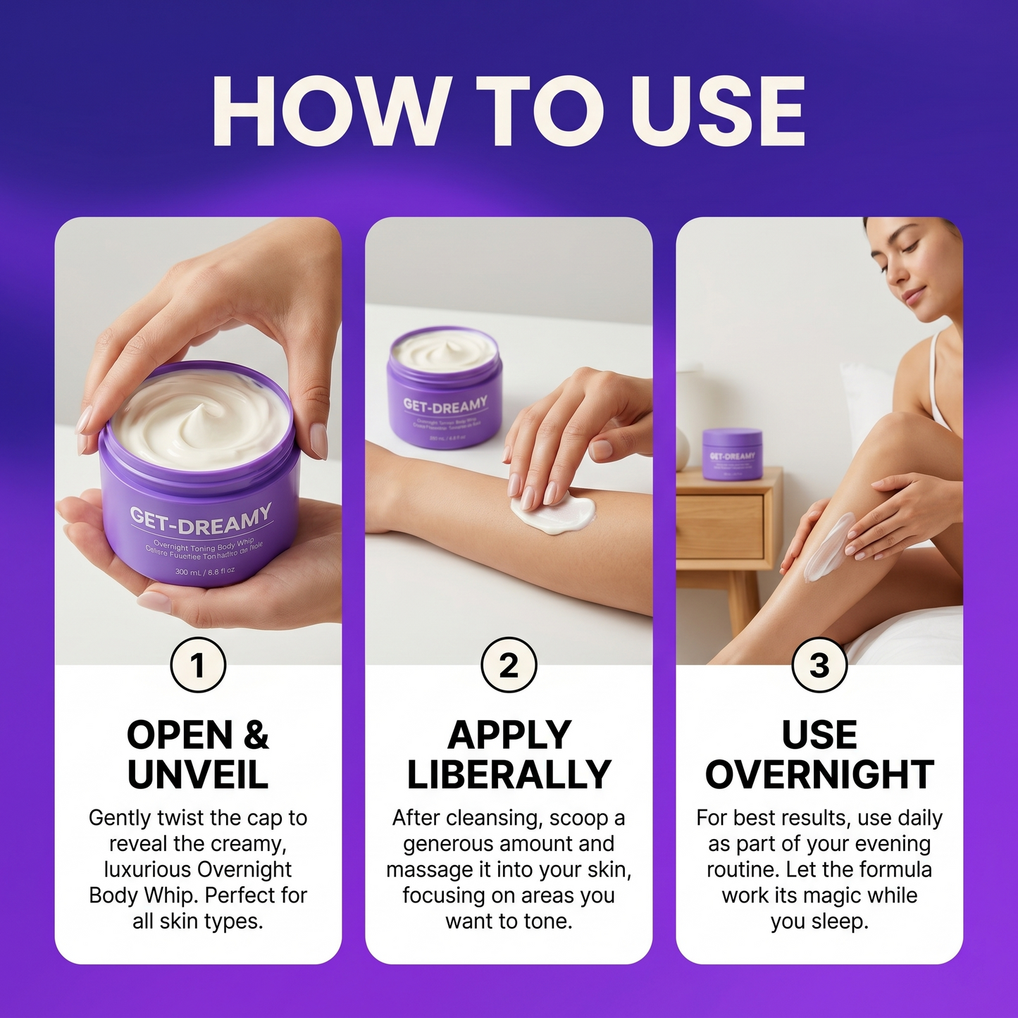 Get-Dreamy Overnight Toning Whip